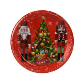 Kitchen Goods Plastic Deco Plate 35cm - Nutcracker